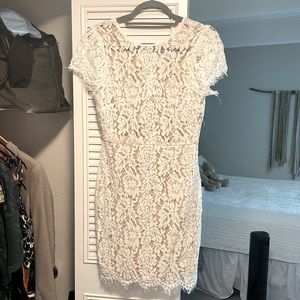 White lace dress